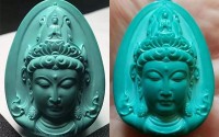 绿松石盘玩10年后的对比图 绿松石盘玩10年图片
