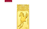 周大福十二生肖系列款式推荐 马黄金金条_金马献瑞黄金吊坠款式价格图片