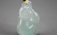 翡翠上的猴子桃葫芦有什么寓意