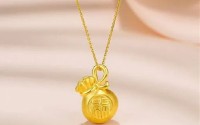 黄金吊坠用什么样的挂绳好看 黄金吊坠可以配红绳吗