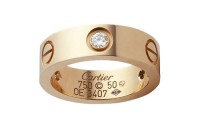 卡地亚（cartier）玫瑰金戒指价格 戒指上海价格、戒指香港价格、卡地亚戒指保养